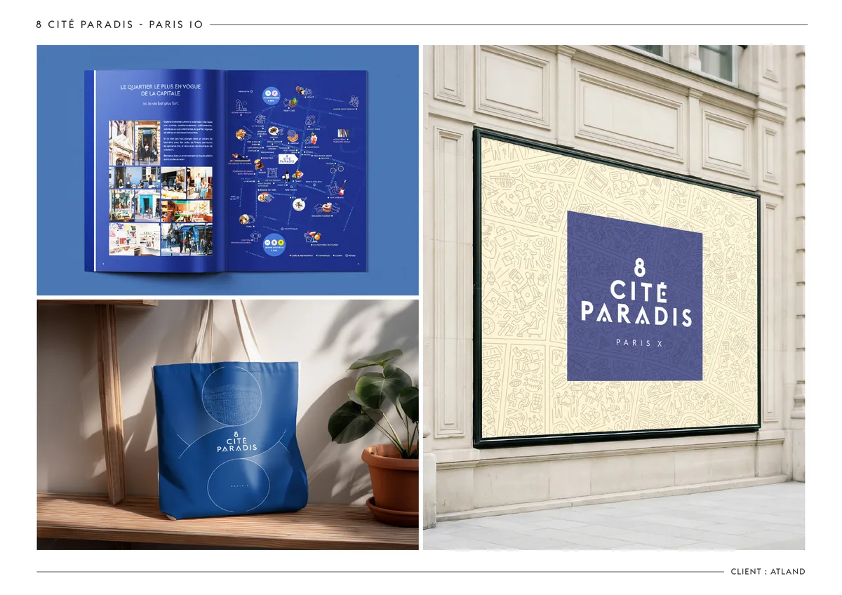 8 Cité Paradis Paris 10 - supports de lancement Studio Giraud